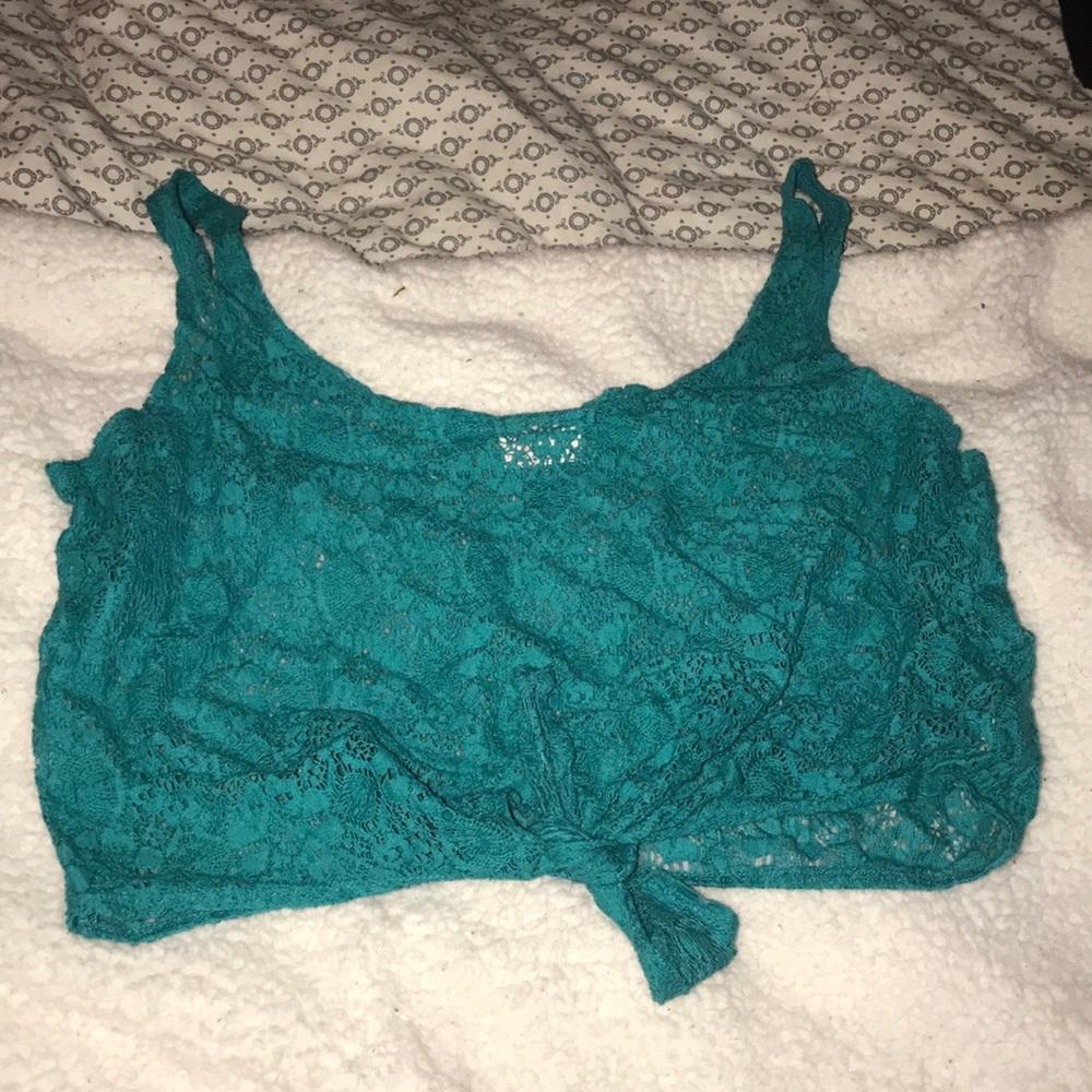 “Black poppy” crop top